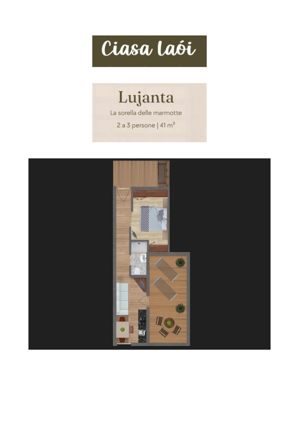 Apartment Ciasa Laoi سان كاسيانو المظهر الخارجي الصورة