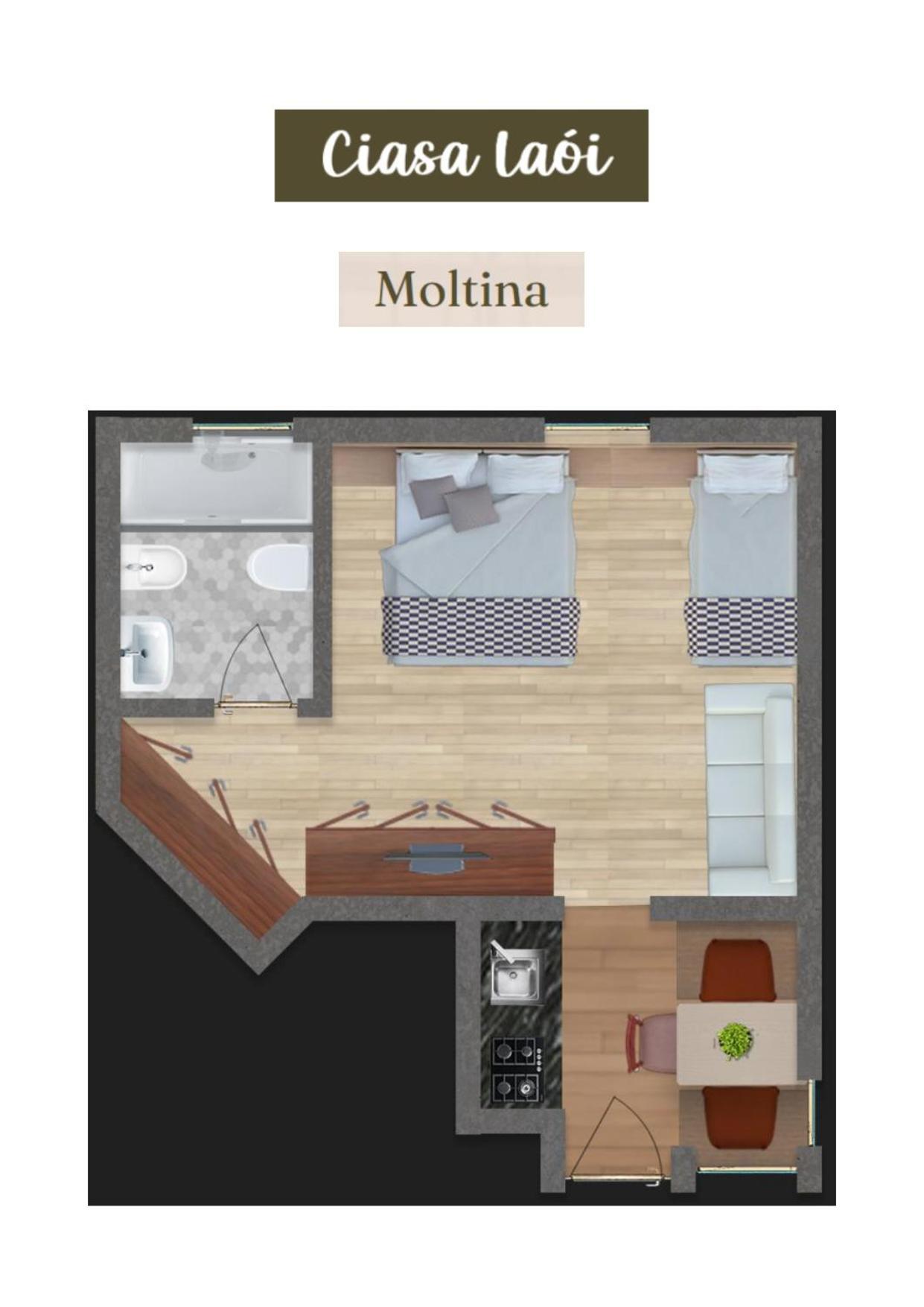 Apartment Ciasa Laoi سان كاسيانو المظهر الخارجي الصورة